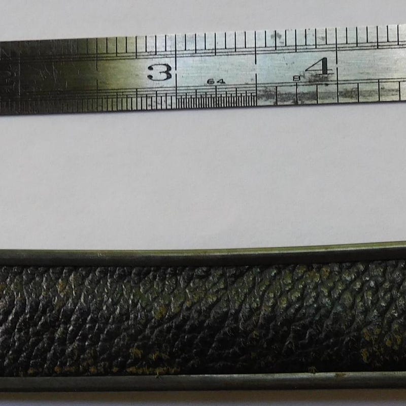 Promo Metal Ruler Vintage Metal Ruler - Etsy