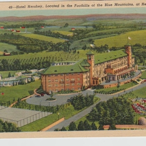 Carte postale Hershey Pa Five années 40