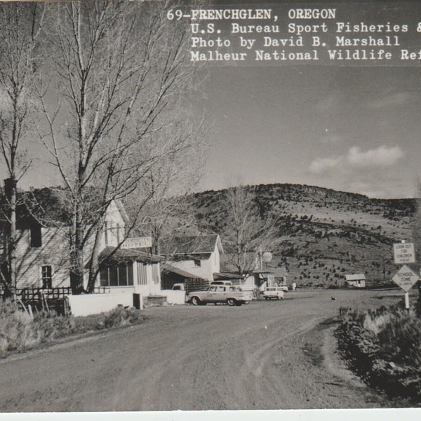 French Glen Oregon 1960s RPPC Postcard Photo By David B Marshall