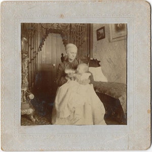 Circa 1900 Two Cabinet Photographs Of Lawrence W Richards Born April 4 1906