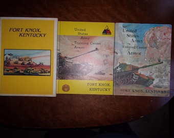 Fort Knox US Training Center Books 1967 1976 and 1982
