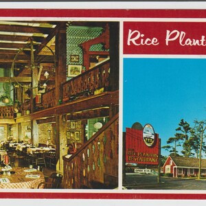 The Rice Planter&#39;s Restaurant Myrtle Beach SC 1977 Advertising Postcard