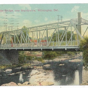 Delaware Vier Anfang 1900er Postkarten