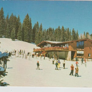 Sunrise Park Ski Region White Mountain Apachen Stamm Arizona Zwei 1960 Postkarten