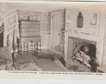 Longfellow's Wayside Inn South Sudbury Massachusetts Seven 1920s RPPC Postcards