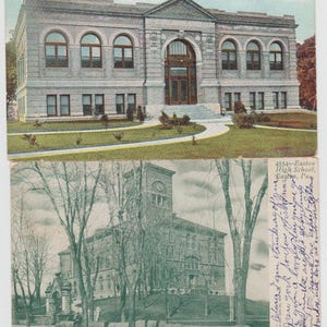 Easton Pa Dois cartões postais do início de 1900