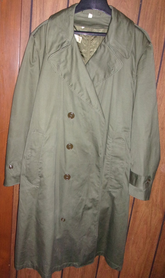 1953 US Army Overcoat With Liner and Belt Almost N