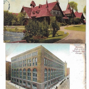 Chicago Illinois Eleven Vintage Postcards