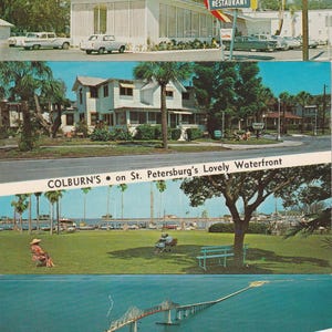Florida Fl Three 1960s Split View Postcards