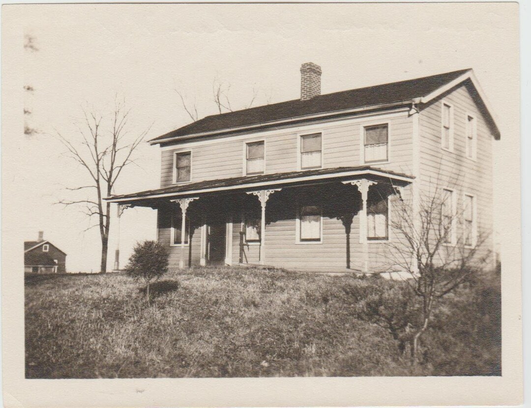 1940s Dresden and Milo NY Houses Original Black and White Photographs