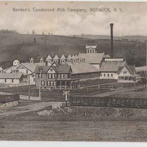 Milk Processing Plants NY State Three Vintage Postcards