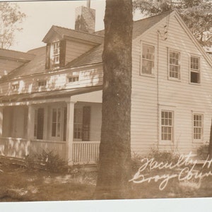 Graues Gericht College graues Gericht SC Dozentenhaus Vintage RPPC Postkarte