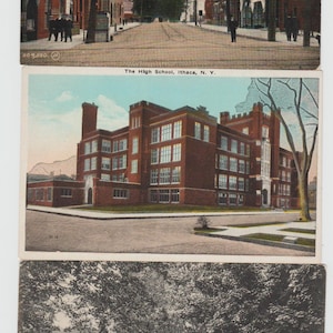 Ithaca NY and Cornell Three Early 1900s Postcards
