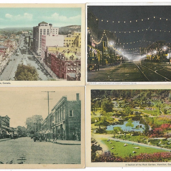 52 1920s-1940s Canada Canadian Postcards