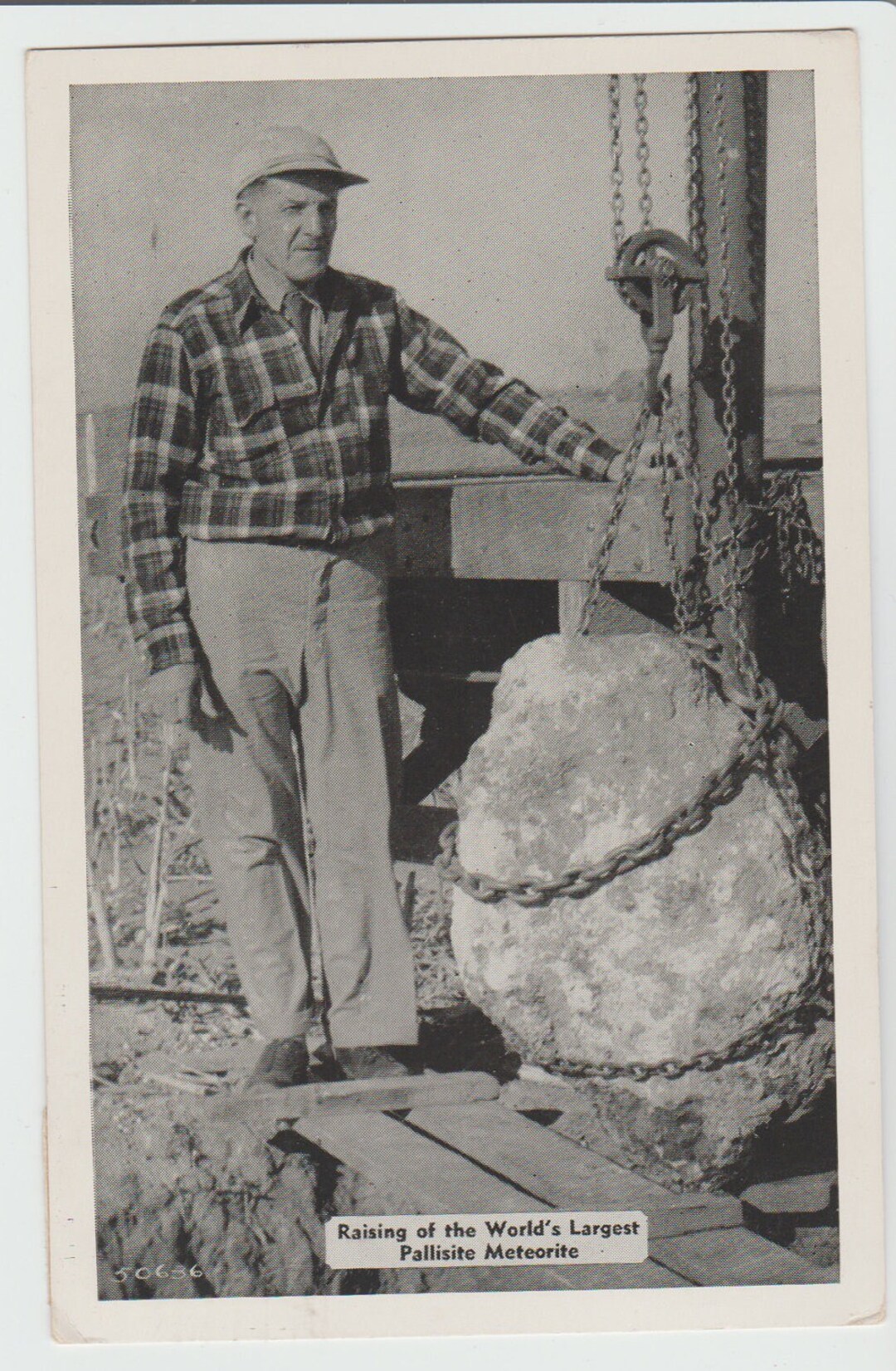 Raising of the World's Largest Pallisite Meteorite Greensburg Kansas