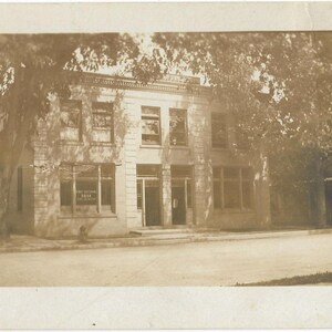 First National Bank and Israel Mayers Grave Tomb Stone Belfast NY 1910s RPPC Postcards