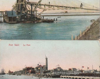 Egypt Egypte Two Postcards Circa 1908