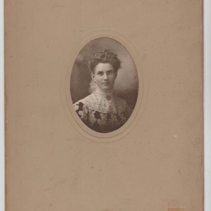 Three Large Cabinet Photographs Circa 1900 Members Of The White Family Binghamton Endicott NY Area