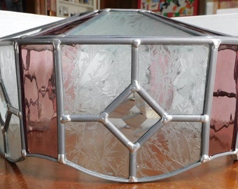 Large Size Hand Crafted Stained Glass Lamp Shade