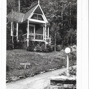Dwight Church 5 Dollar Photo Photo1950s RPPC Postkarten Trudeau NY Little Red and ChildsMemorialhospitel