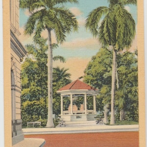 Postal de la ciudad de Panamá, Panamá, 1941, enviada por un marinero a bordo del USS Barry