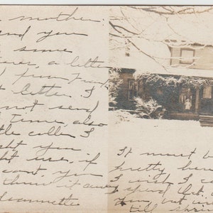 Glens Falls NY 1906 und Gorham NY 1916 RPPC Postkarten