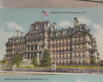 Washington DC 16 Linen Type Postcards 1940s-1950s