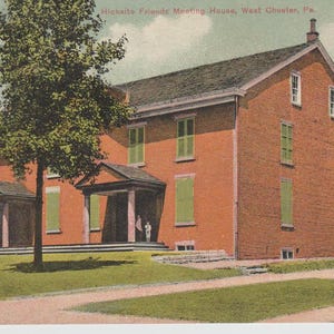 Carte Postale Hicksite Friends Meeting House West Chester PA 1910