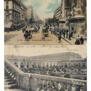 France Six Early 1900s Postcards Cool Air Ship