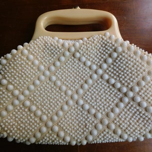 Vintage LaRegale Beaded Pearl Handbag