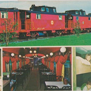 Red Caboose Cottage Straßburg Pa Doppelte Größe Werbung Multiview Postkarte Mit 1984 Raten