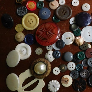 All OLD  Buttons Many Different Colors and Styles 350 of Them