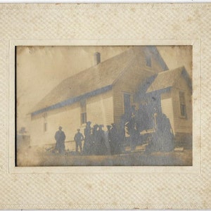 Doolittle Church and Congregation 1904 Photograph
