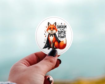 Sarcastic Animal Sticker Sheet – Funny Quote Planner & Laptop Stickers – Printable Digital Download
