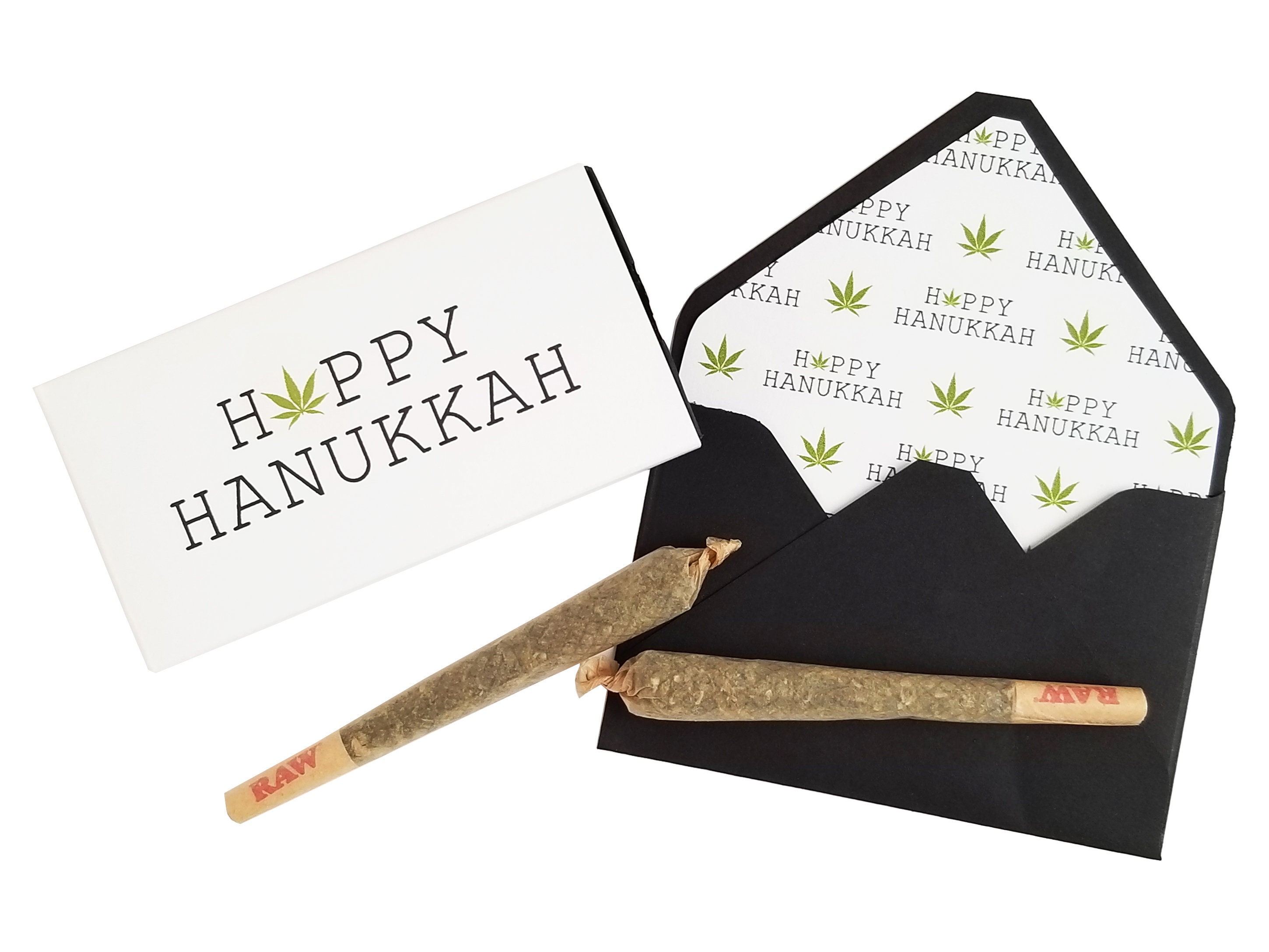 Happy Hanukkah Weed Gift Box Set for Cannabis Hanukkah ...