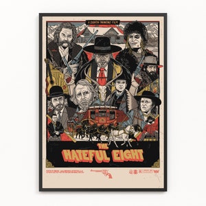 The Hateful Eight Limited Edition A1 Art Print