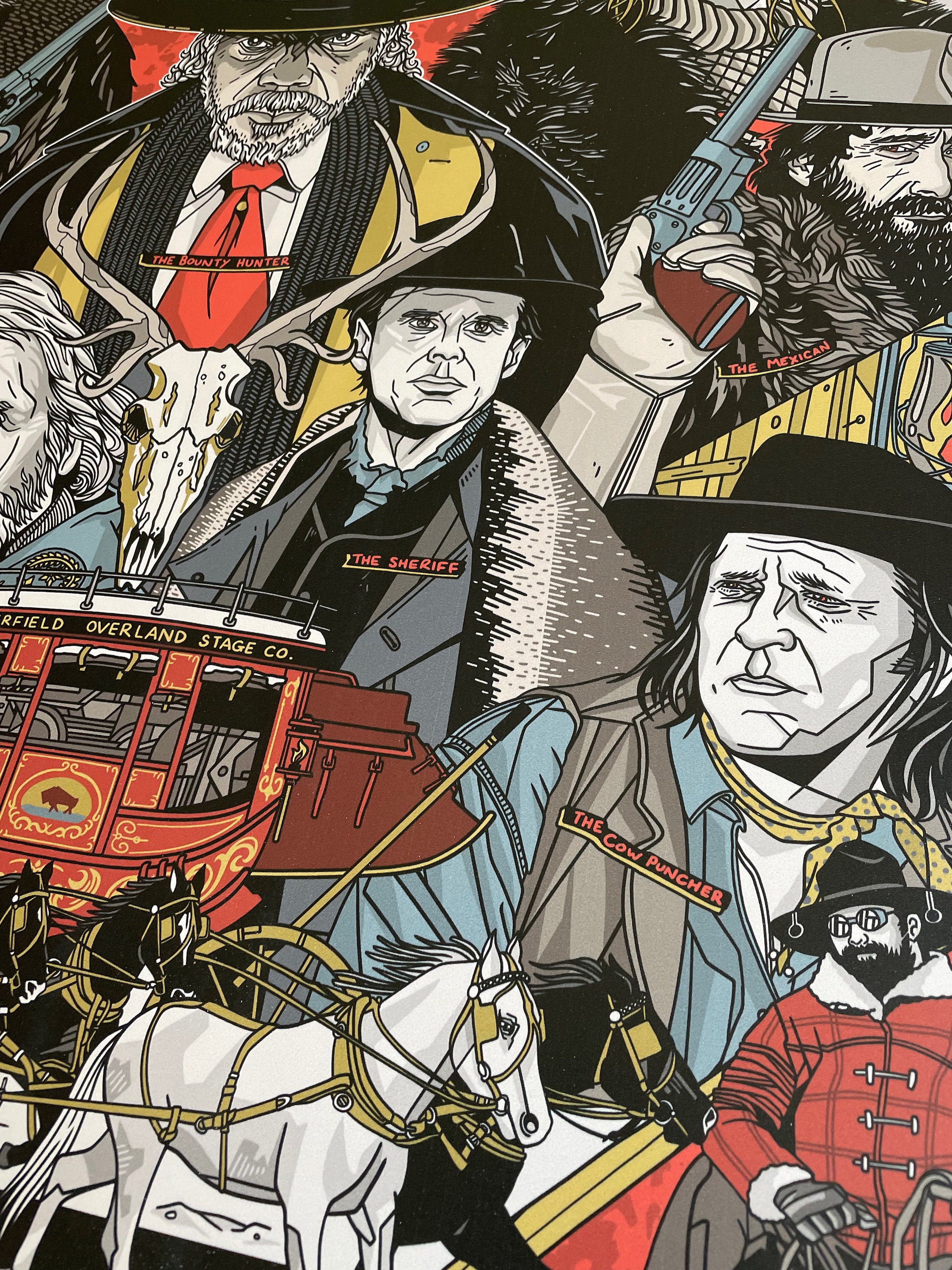 The Hateful Eight Limited Edition A1 Art Print Etsy.de