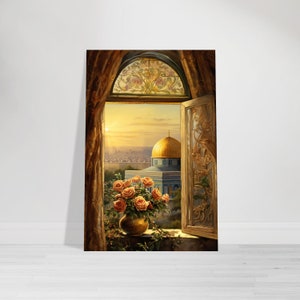 Ein Fenster zum Heiligen: Der Felsendom in Al Quds - Palästina - Aludruck