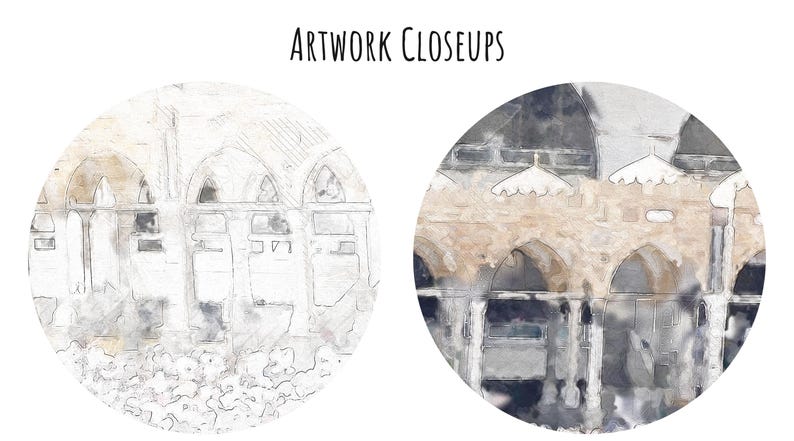 Intricate artistic detailing of the Kaaba in Makkah - Close-up Islamic Art for Home