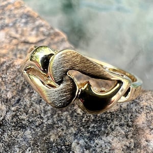 Vintage, 18K Gold, Milor Italy Ring, Size 6 3/4, 3 Grams