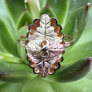 Vintage, 10K Gold, Black Hills Gold Ring, Ring Size 5 1/2, 2.85 Grams