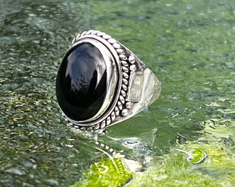 vintage onyx ring hawaiian jewelry 925刻印 vintage onyx ring hawaiian jewelry 925刻印