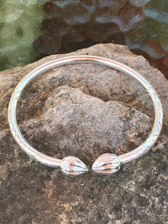 Navajo Engraved Bangle by B.Webb ナバホ族 Navajo bangle/silver/slv