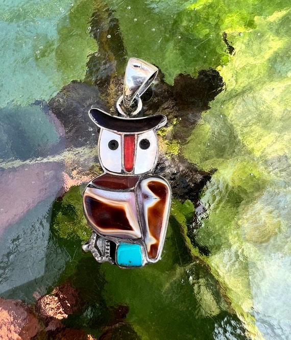 Blake Lasansee Amazing Native American Zuni Signed Sterling Silver Track Ring Blake Lasansee Amazing Native American Zuni Signed Sterling Silver Track Ring