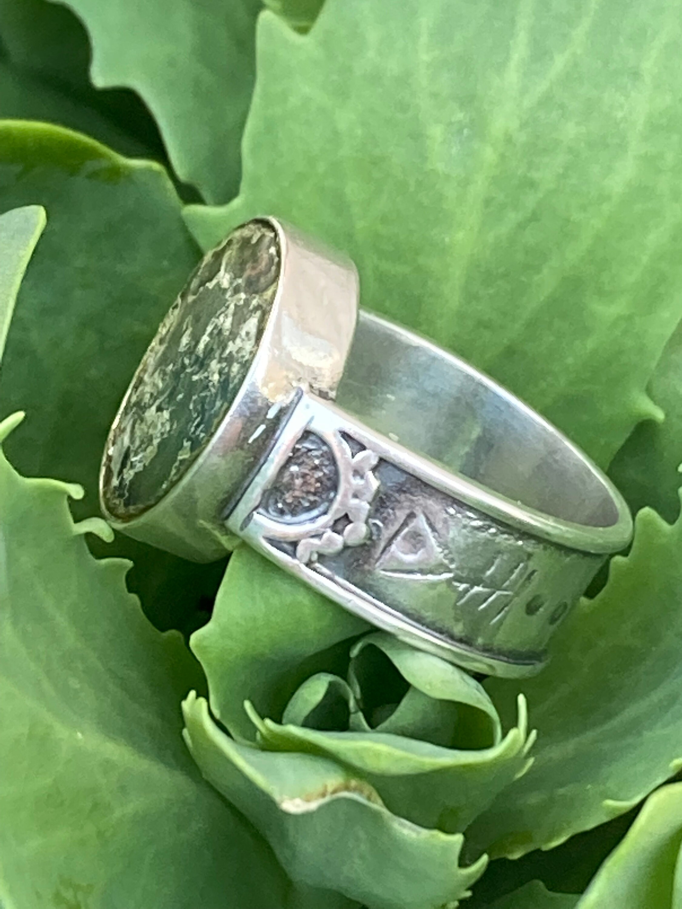 Vintage, Sterling Silver, Native American, Ring, Marked SA