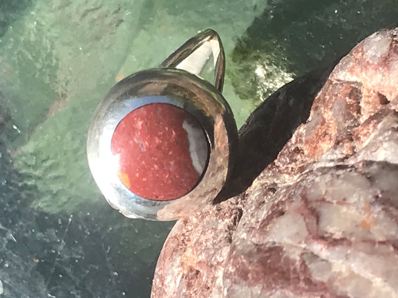 Sterling Silver Size 7 34 Vintage Dome Ball Unique Ring
