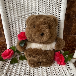 Sheepskin fur teddy bear bag/bear bag/teddy bag/fur bag/Mother’s Day