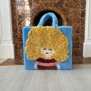 Shearling tote bag/handbag/fur bag/teddy bag