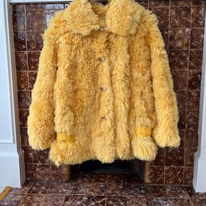 Tuscan sheepskin Leather jacket/coat/ sheepskin fur coat
