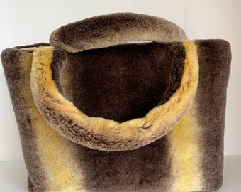 Sheepskin handbag